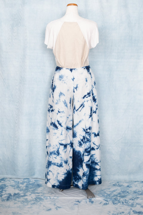 琉球藍 WRAP PANTS /TYE-DYE