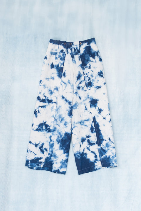 琉球藍 WRAP PANTS /TYE-DYE