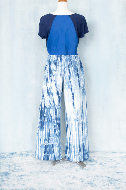 琉球藍 Easy Pants /板染×STRIPE