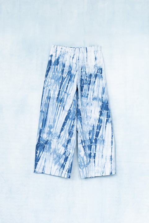 琉球藍 Easy Pants /板染×STRIPE