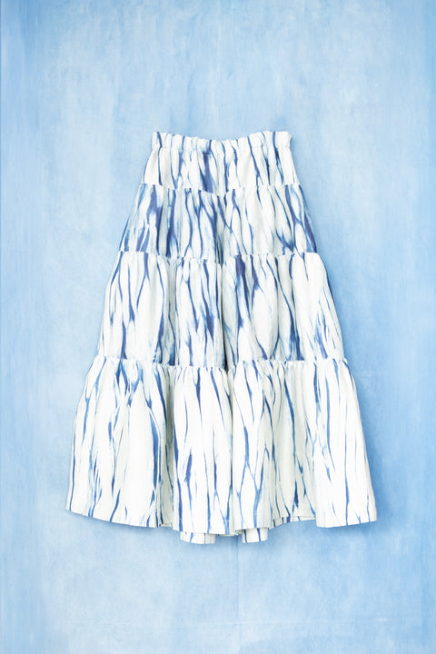 琉球藍 TIERD PANTS /さざなみ②