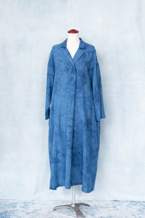 琉球藍 Shirt onepiece /TYE-DYE