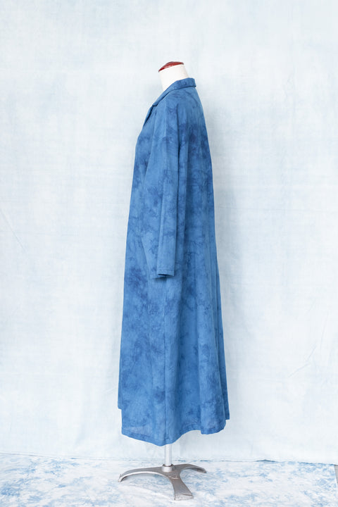 琉球藍 Shirt onepiece /TYE-DYE