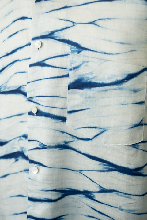 琉球藍 MEN'S SHIRTS /さざなみ