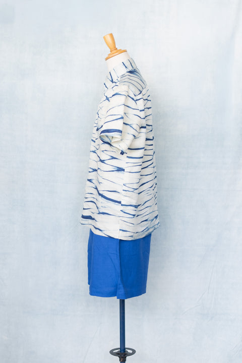 琉球藍 MEN'S SHIRTS /さざなみ