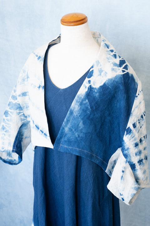 琉球藍 STALL BOLERO (絞り染)