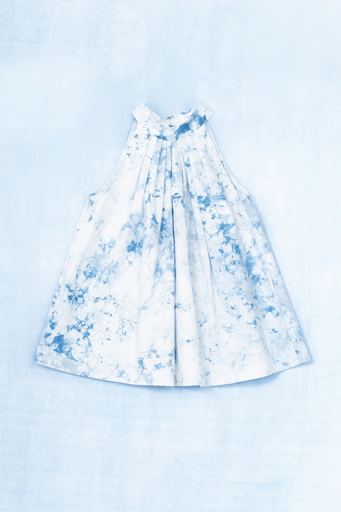 琉球藍 HALTER NECK TOPS /TYE-DYE