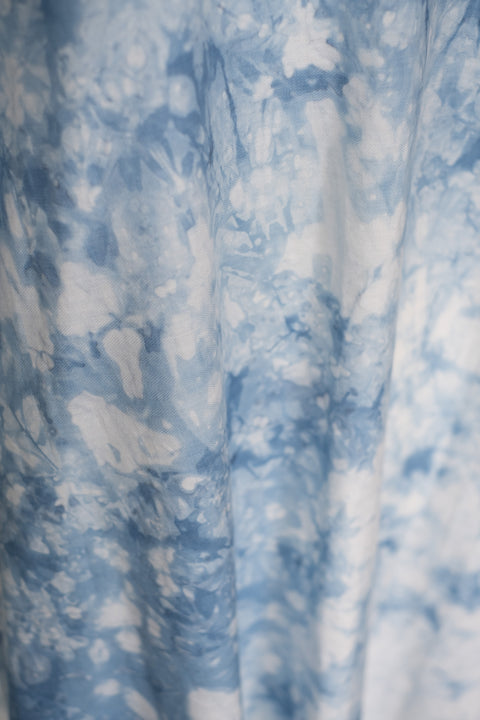 琉球藍 GATHER TUNIC ONEPIECE /TYE-DYE