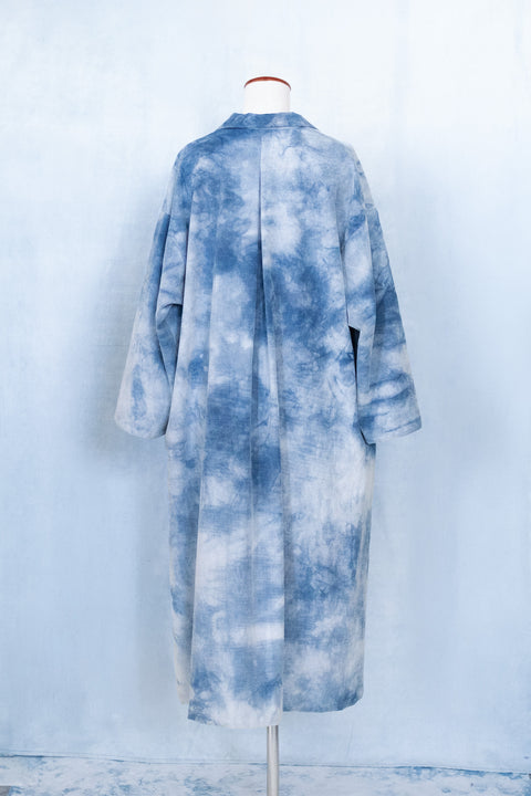 琉球藍 Shirt onepiece /TYE-DYE