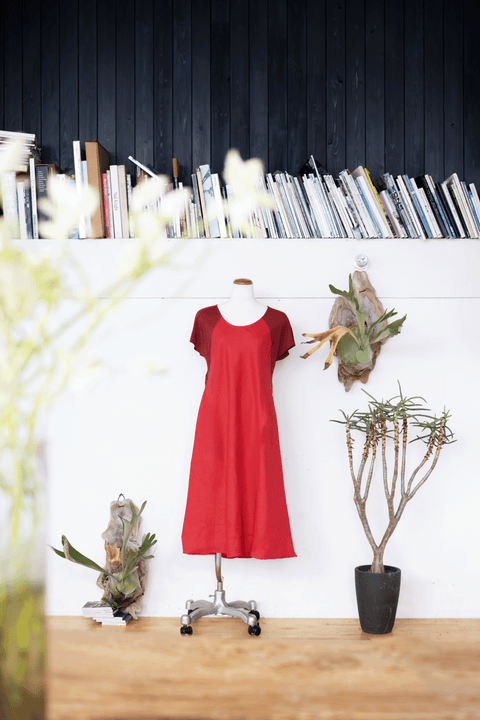 Knit sleeve Onepiece