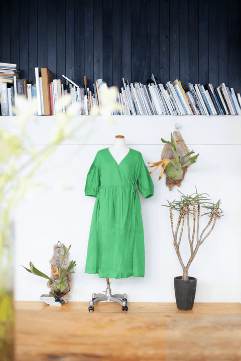 Puff sleeve onepiece