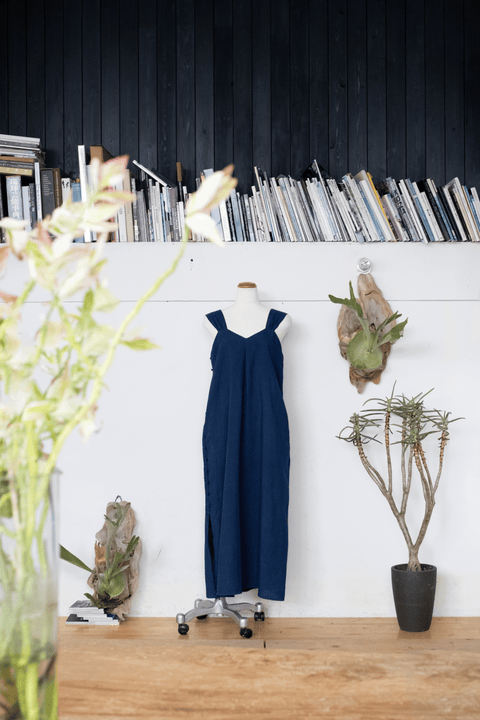 琉球藍Side button onepiece