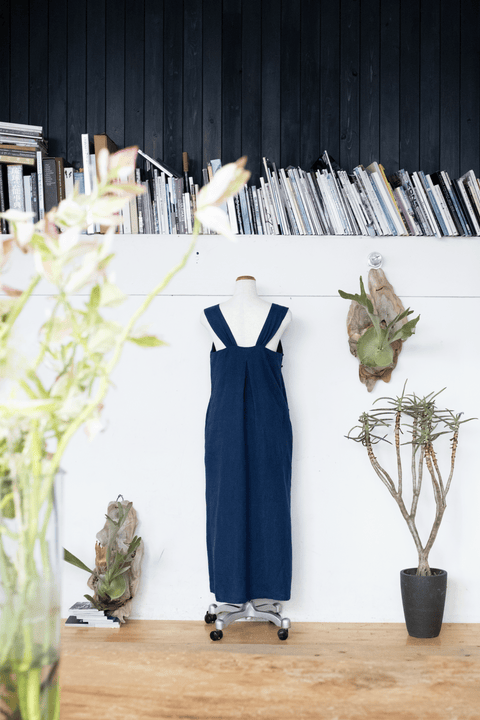 琉球藍Side button onepiece