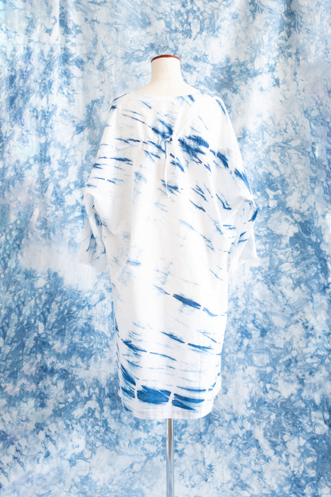琉球藍 GATHER TUNIC ONEPIECE