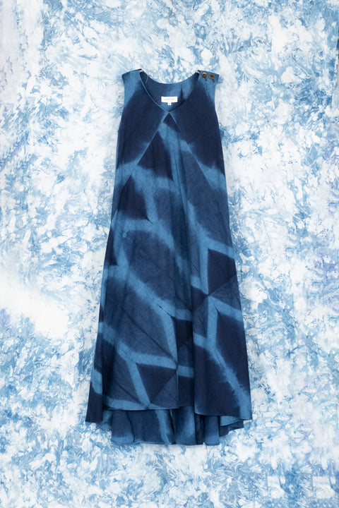 琉球藍 Machi Dress2 (板染め)