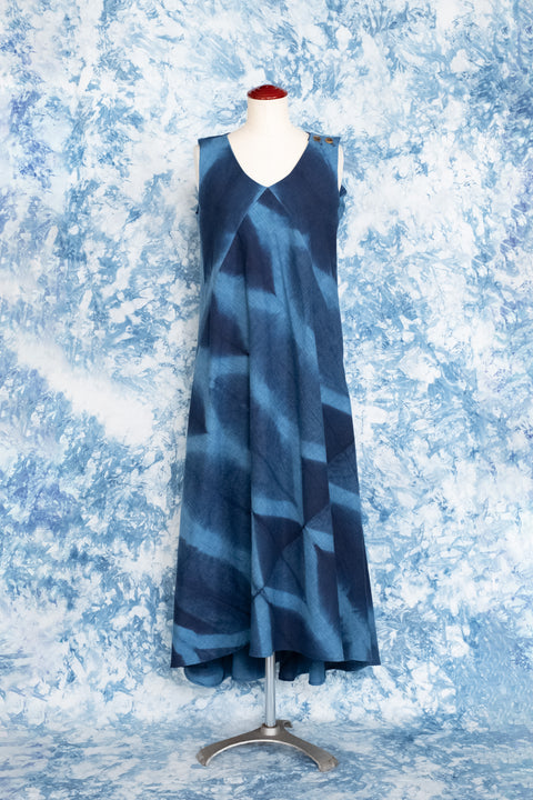 琉球藍 Machi Dress2 (板染め)