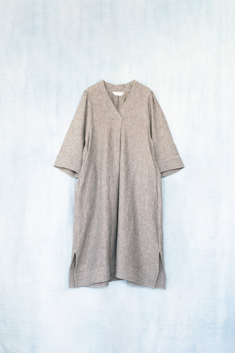 STITCH ONEPIECE WOOL/LINEN