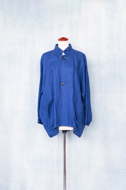 STAND COLLAR JK (厚手リネン)