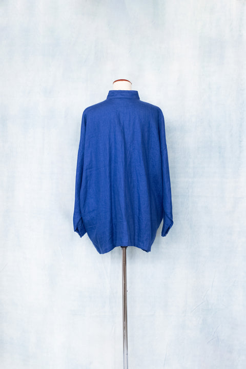 STAND COLLAR JK (厚手リネン)