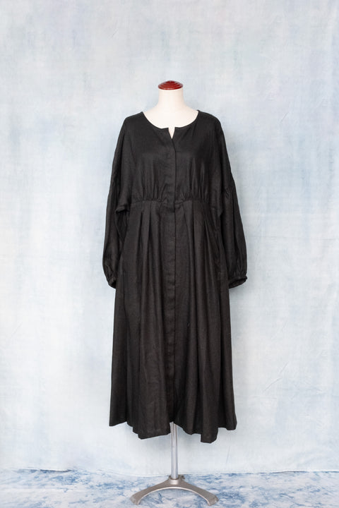 FLYFRONT ONEPIECE (厚手リネン)