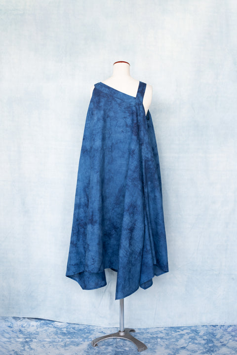 琉球藍 Strap Onepiece  (地柄②)