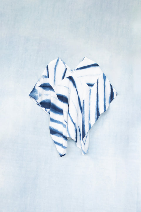 琉球藍 PONCHO TOPS